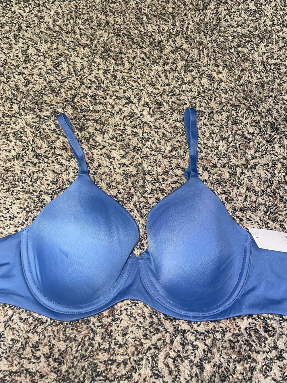 Auden Lightly Lined Full Coverage Blue Women's T-Shirt Bra 36A NWT